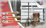 Deluxe Hi-Hat Stand by GRIFFIN - Hi Hat Cymbal Pedal With Drum Key - HiHat Mount Chrome Legs from GeekStands