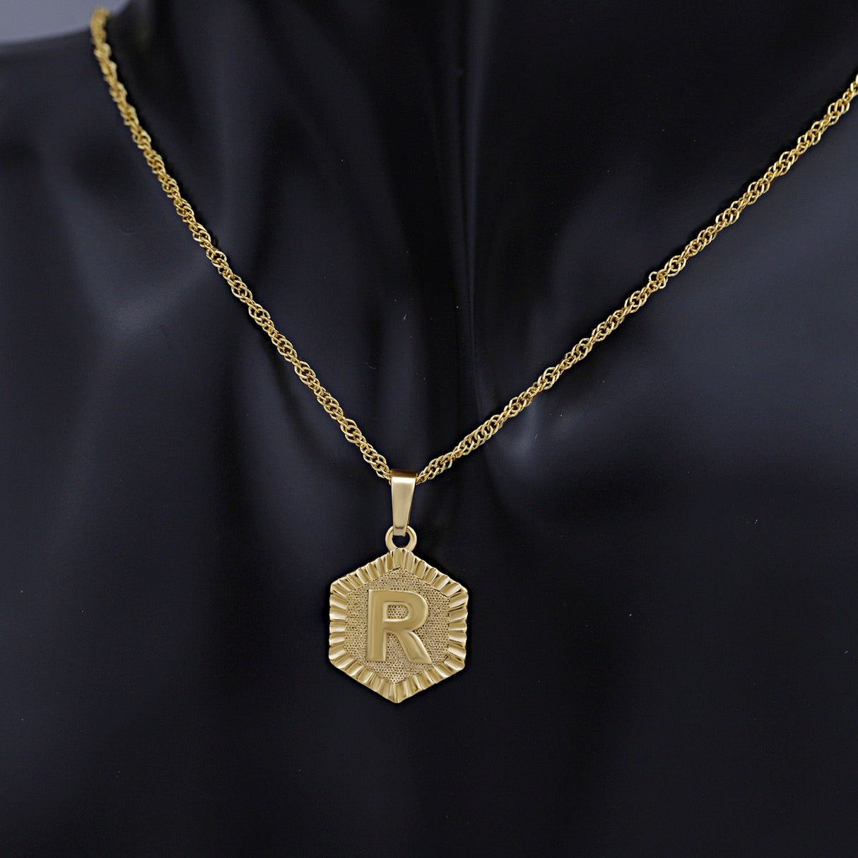 Initial Starburst Necklace from CELESTE SOL Jewelry