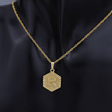 Initial Starburst Necklace from CELESTE SOL Jewelry