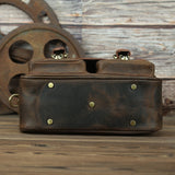 The Faust Leather Camera Bag | Crossbody Vintage Camera Messenger Bag from STEEL HORSE LEATHER