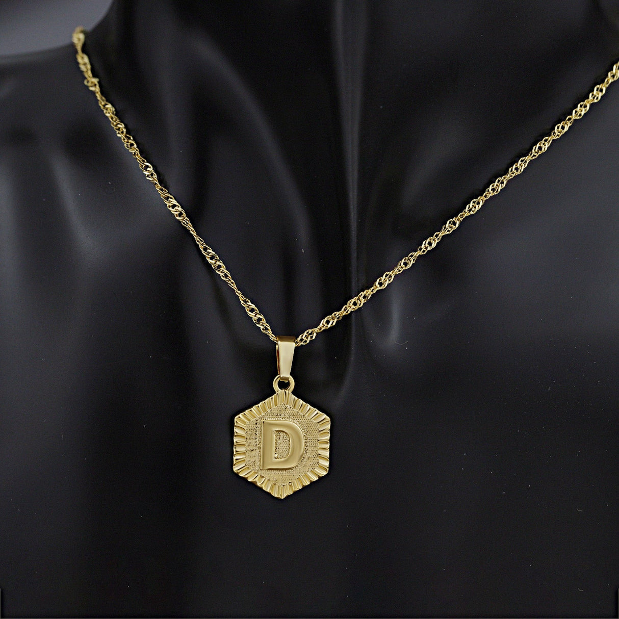 Initial Starburst Necklace from CELESTE SOL Jewelry