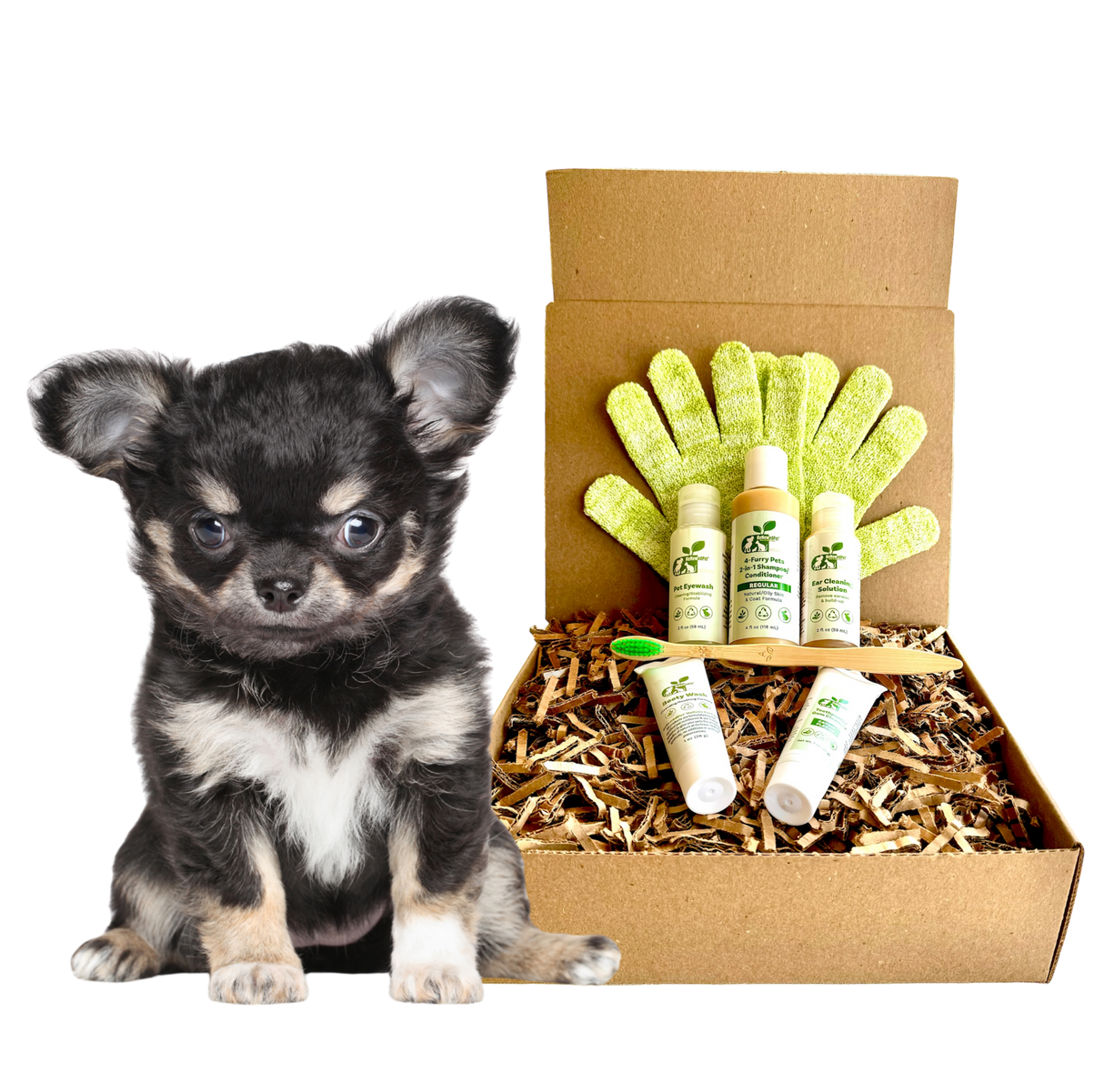 4-FURRY DOGS *SENSITIVE GROOMING KIT from ReNewedPet
