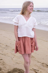 Harvest Mini Skirt From Cotton Flower Clothing