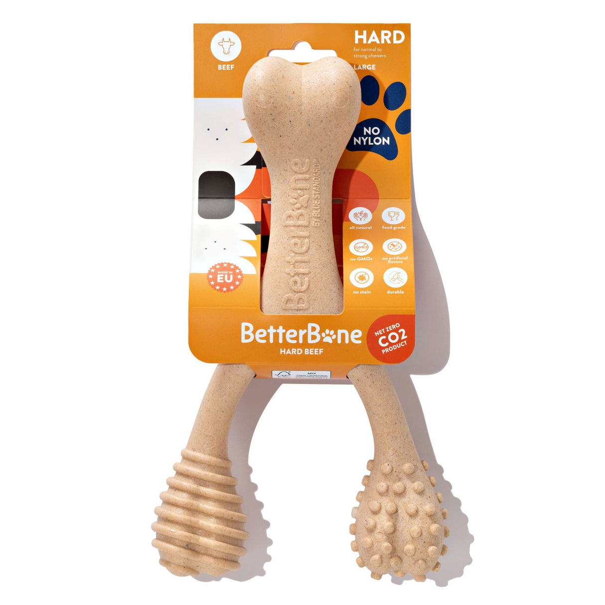 BetterBone HARD CHEW TOY: Natural Ingredients, eco-friendly, and ultra-durable chew for the toughest chewers! from BetterBone All Natural Eco-Friendly Dog Chews & Bones
