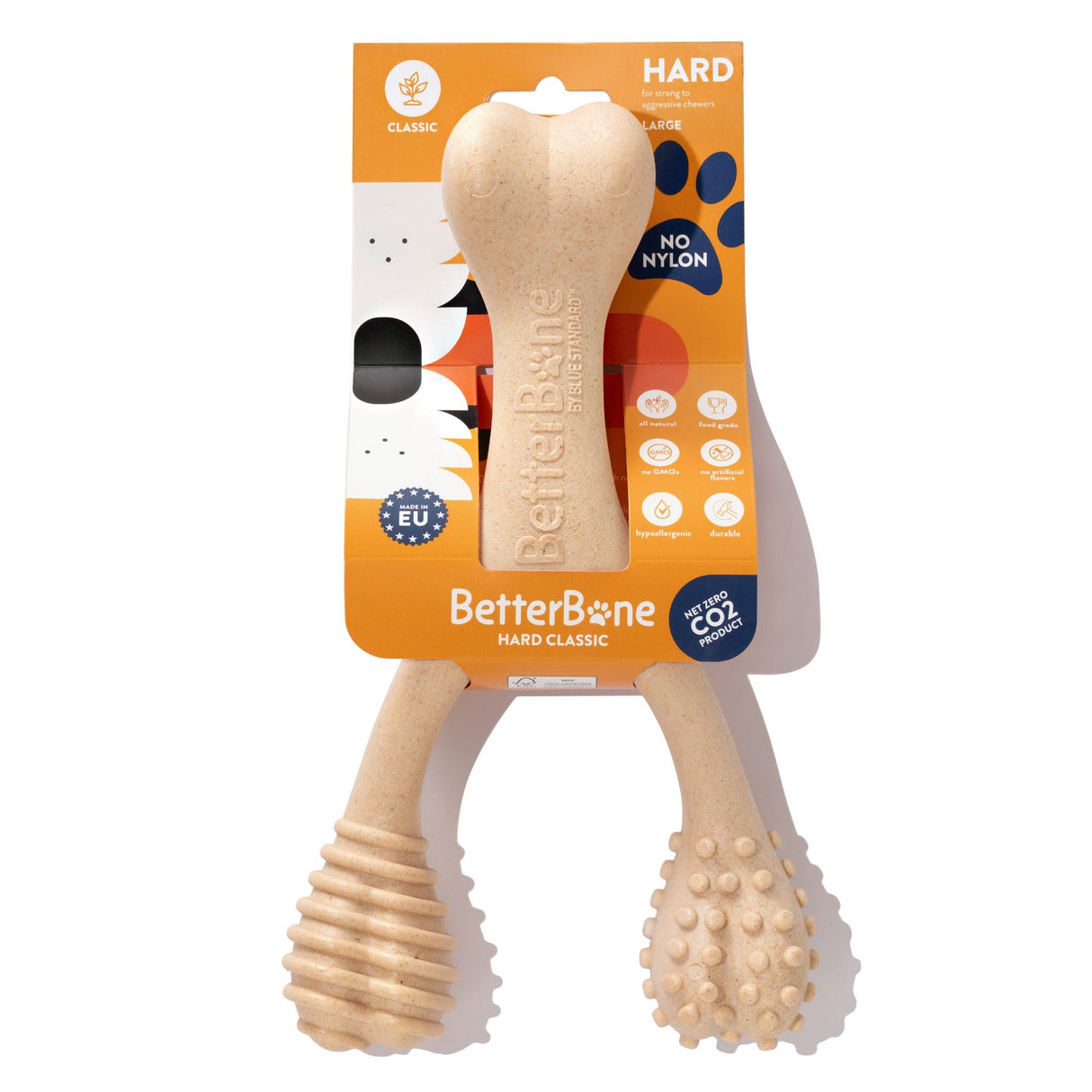 BetterBone HARD CHEW TOY: Natural Ingredients, eco-friendly, and ultra-durable chew for the toughest chewers! from BetterBone All Natural Eco-Friendly Dog Chews & Bones