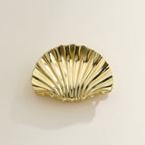 Metal Sea Shell Hair Claw Clips from Madeline Love