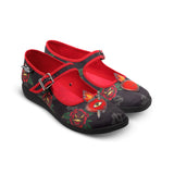 Chocolaticas® Heart Women's Mary Jane Flat from Hot Chocolate Design