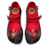 Chocolaticas® Heart Women's Mary Jane Flat from Hot Chocolate Design