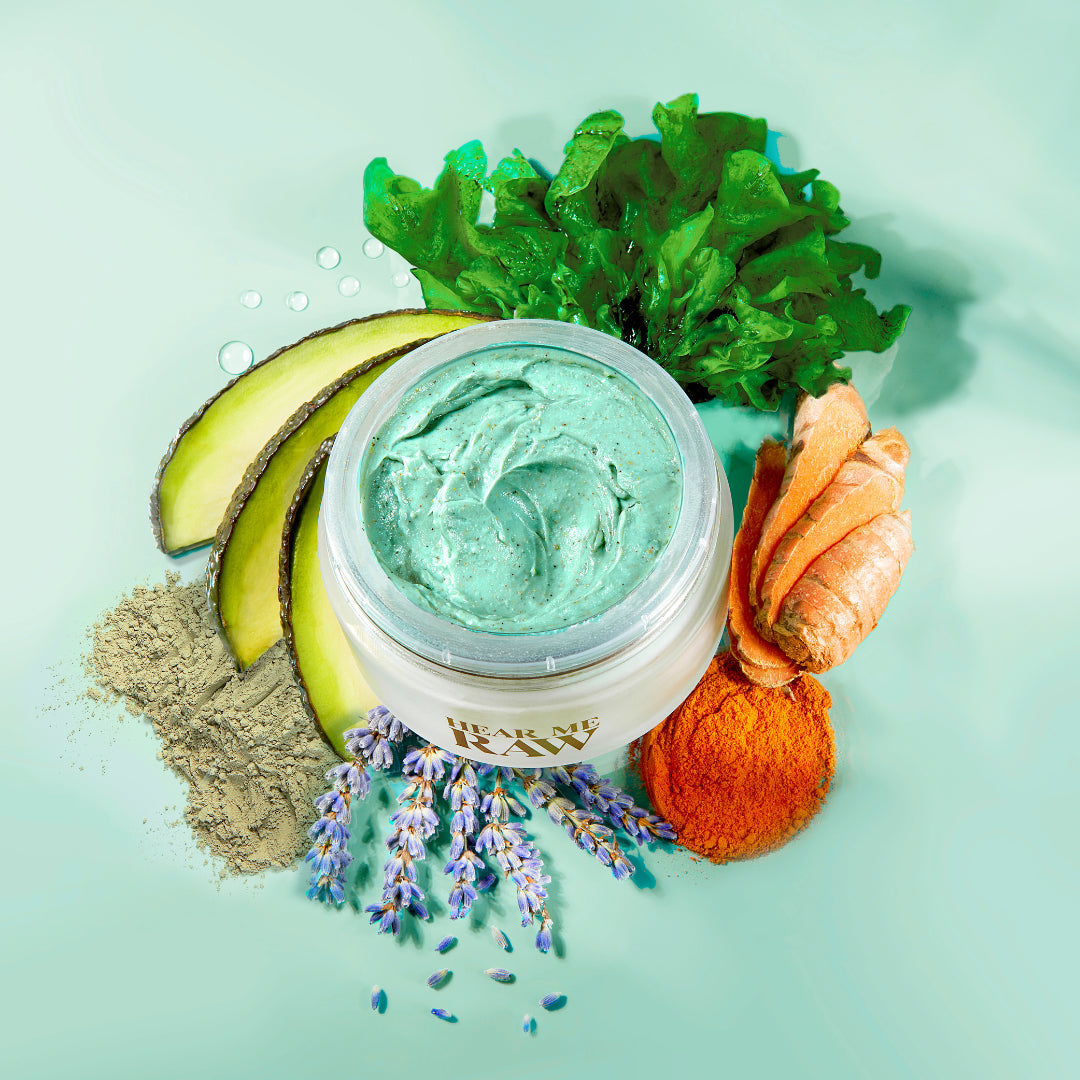 THE CLARIFIER oil-controlling, pore-redusking mask From Hear me Raw