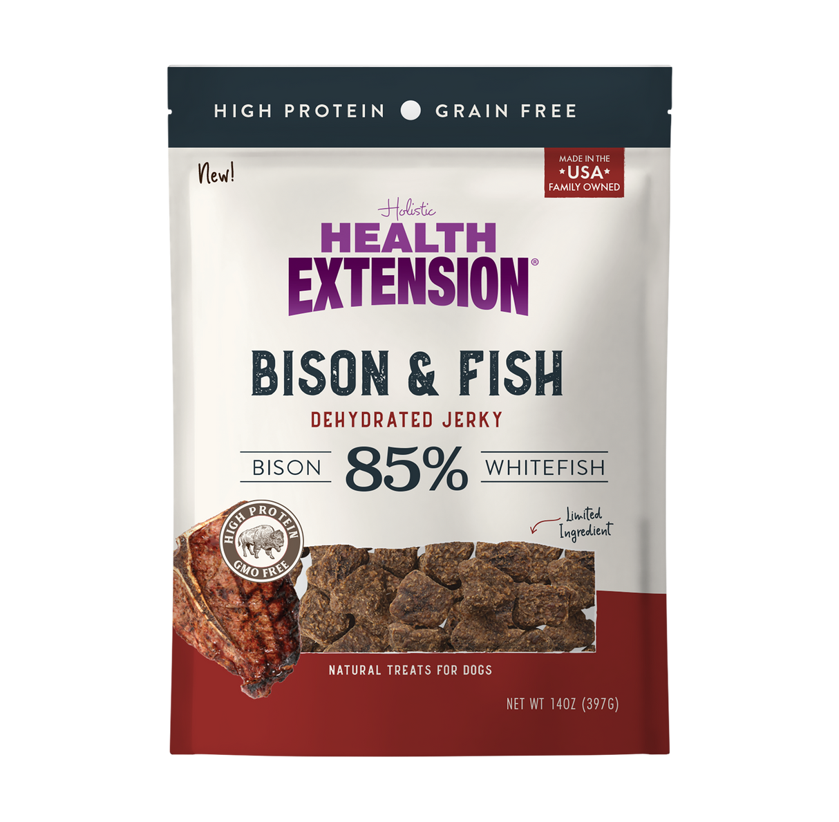 Bison & Fish Jerky from Health Extension
