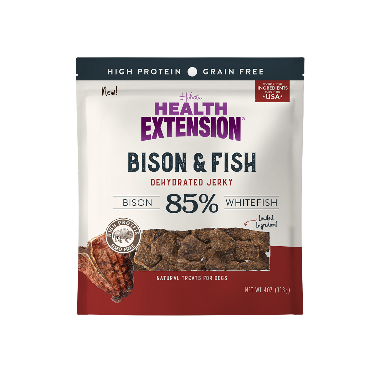 Bison & Fish Jerky from Health Extension