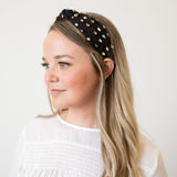 Traditional Knot Headband - Black Gem From Headbands of Hope