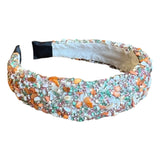 All that Glitters Headband - Teal + Orange From Headbands of Hope