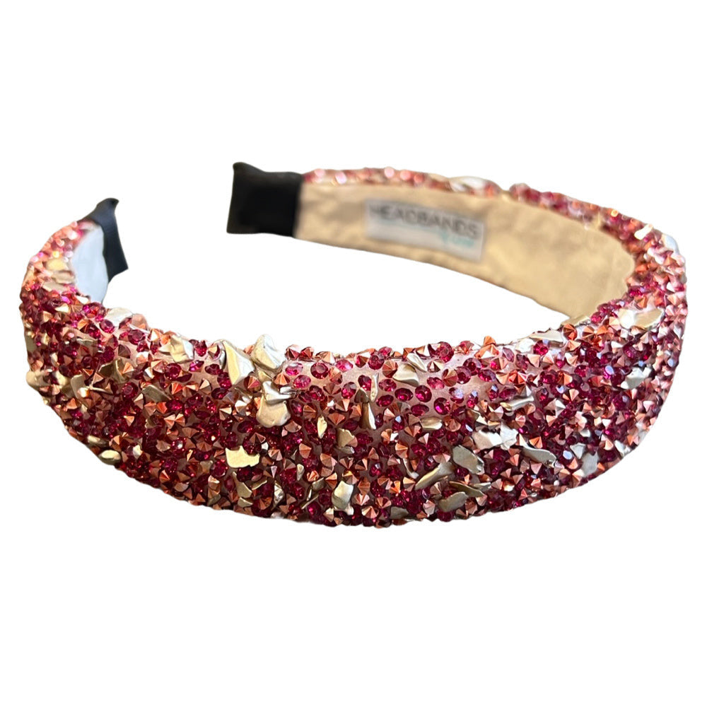 All That Glitters Headband - Maroon Hues From Headbands of Hope