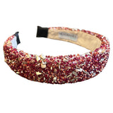 All That Glitters Headband - Maroon Hues From Headbands of Hope