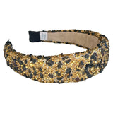 All That Glitters Headband - Black + Gold From Headbands of Hope
