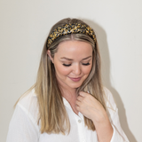 All That Glitters Headband - Black + Gold From Headbands of Hope