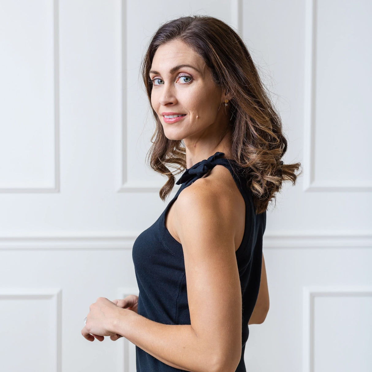 Halter Tie Knit Sweater Dress from Hope & Henry
