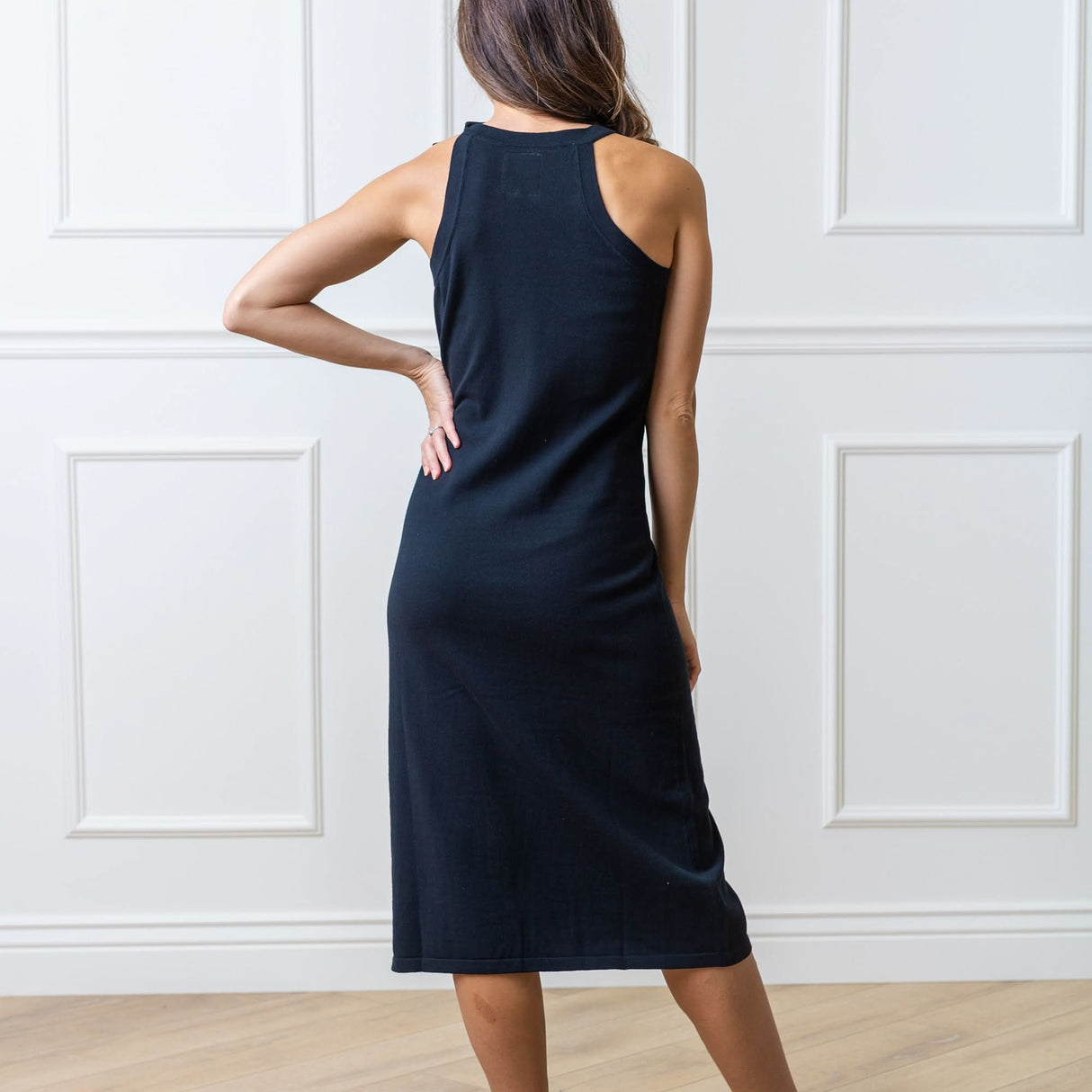 Halter Tie Knit Sweater Dress from Hope & Henry