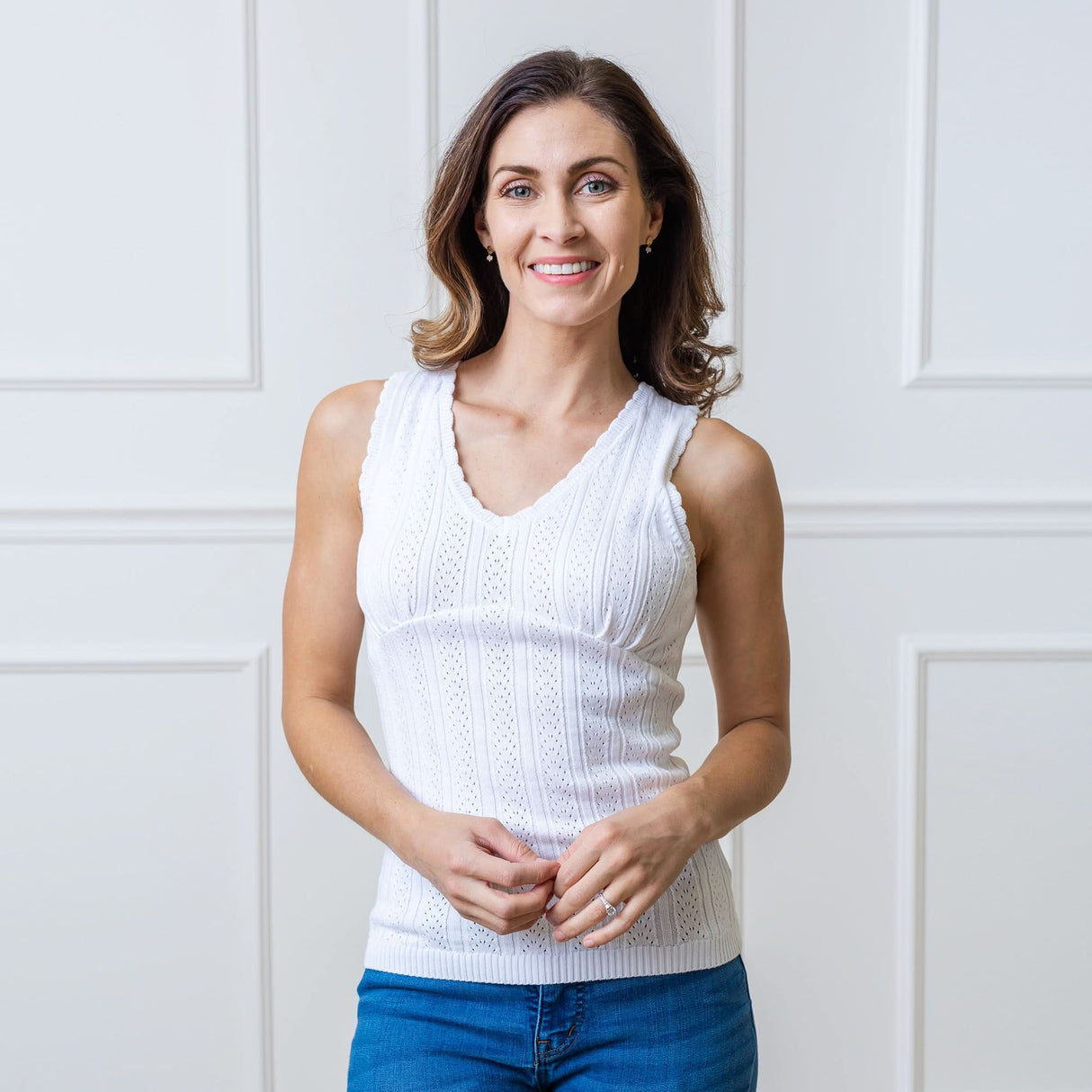 Empire Sweater Tank from Hope & Henry