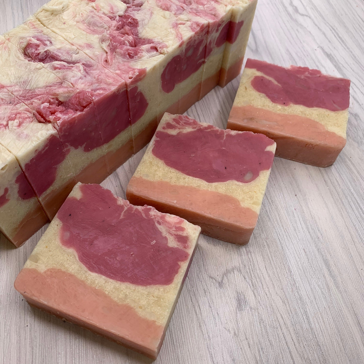 Hibiscus Peach Soap from Cream & Coco Skincare