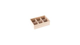 Six Sectional Wooden Box 7’’x5’’x2.5’’ from Hammont