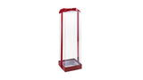 Clear Wine Bottle Gift Boxes 6 Pack With Base Lid & Ribbon Maroon 3.5X3.5 X12.75 from Hammont