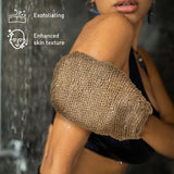 Weekend Wellness Bundle: Palm Massage Glove, Heated Foot Massager, Coconut Oil & Exfoliating Bath Glove from Pursonic