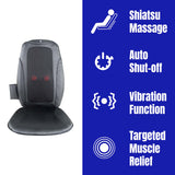 Shiatsu Chair Massager with Vibration – Ultimate Relaxation from Pursonic