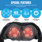 Pursonic 3D Shiatsu Heating Back and Neck Massager from Pursonic