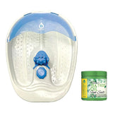 Foot Spa Massager with Tea Tree Oil Foot Salt Scrub (Warming Function) from Pursonic