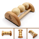 All Natural Wooden Foot Massager Roller from Pursonic