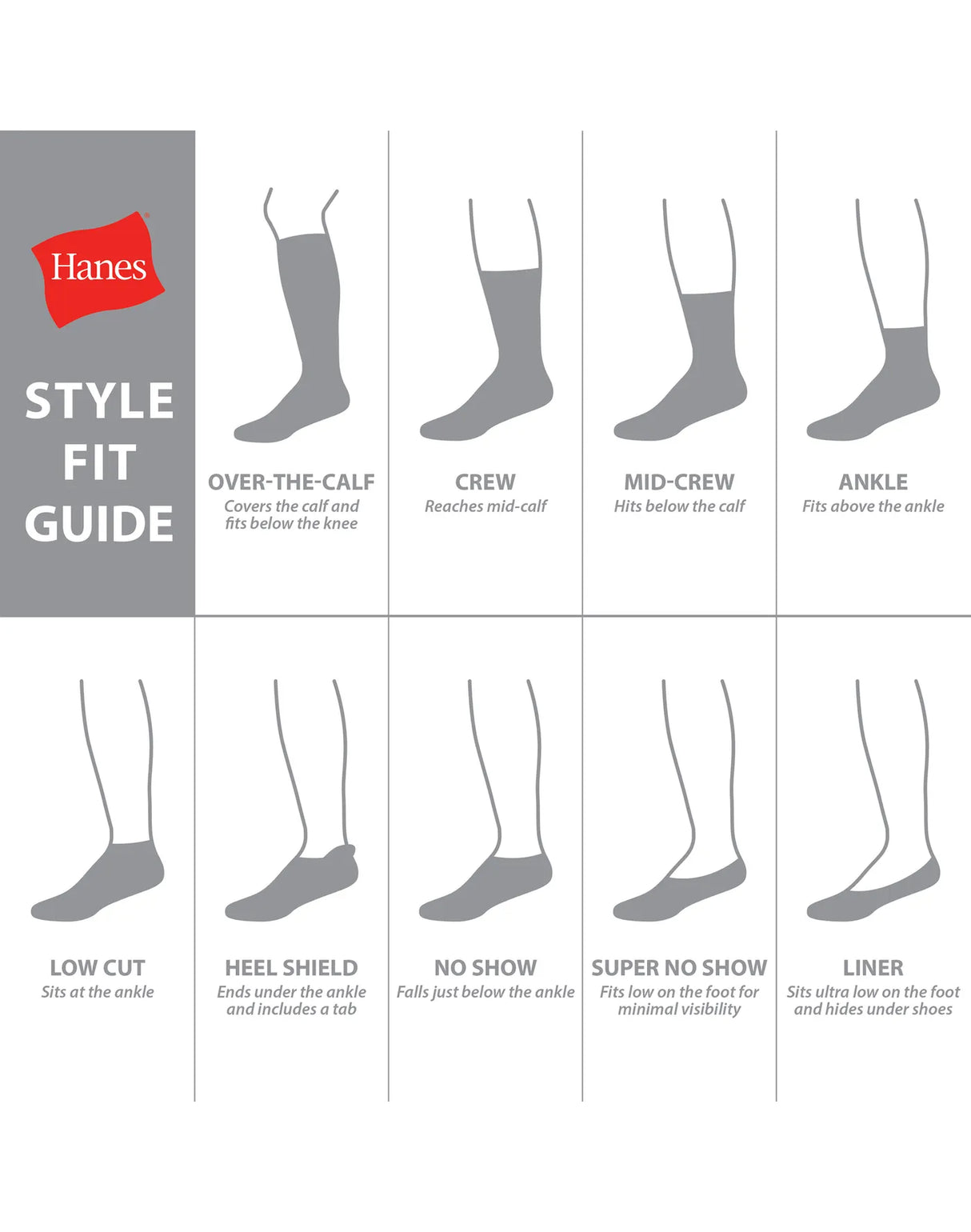 Hanes Double Tough Men's Over-the-Calf Tube Socks, Odor Protection, 12 Pairs from PremiumBrandGoods