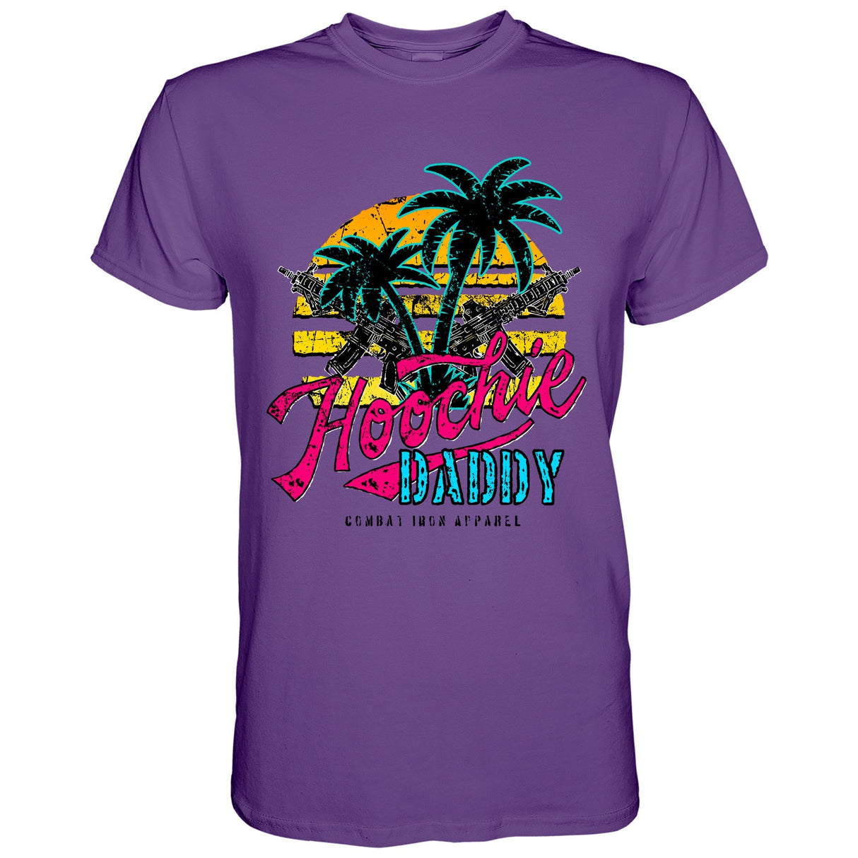 Hoochie Daddy Sunset Men's T-Shirt From Combat Iron Apparel