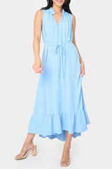 Sienna Sleeveless Tie Neck Midi Dress from Gibsonlook