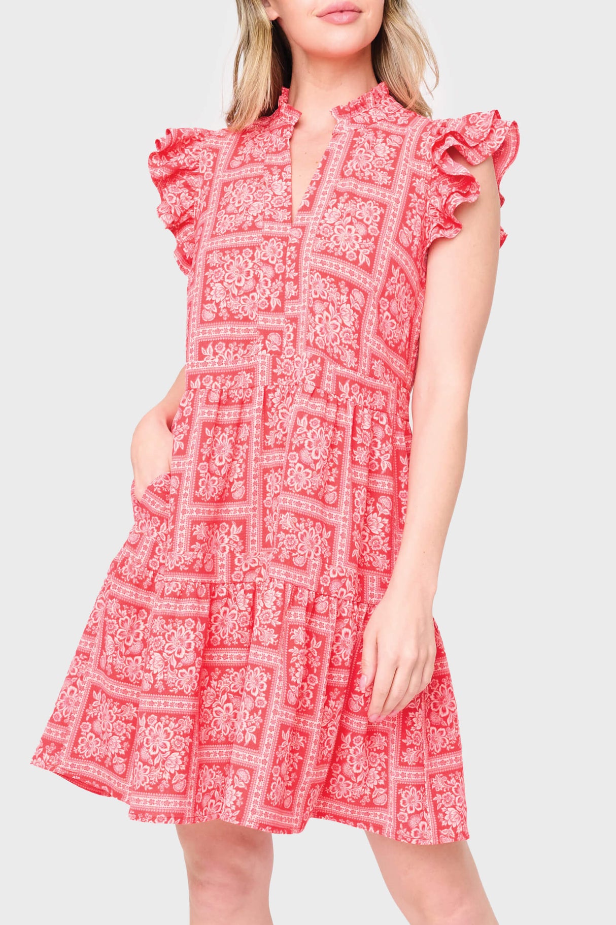 Flutter Sleeve Decked Out Day Dress from Gibsonlook