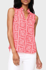 Cameron Day Top with Crochet Trim from Gibsonlook