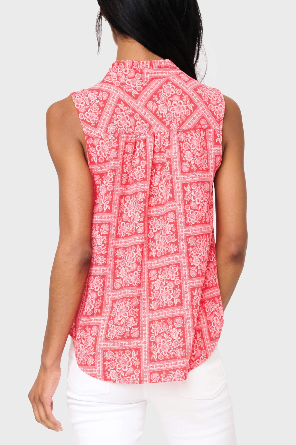 Cameron Day Top with Crochet Trim from Gibsonlook