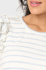 Butterfly Stripe Knit Top  From Gibsonlook