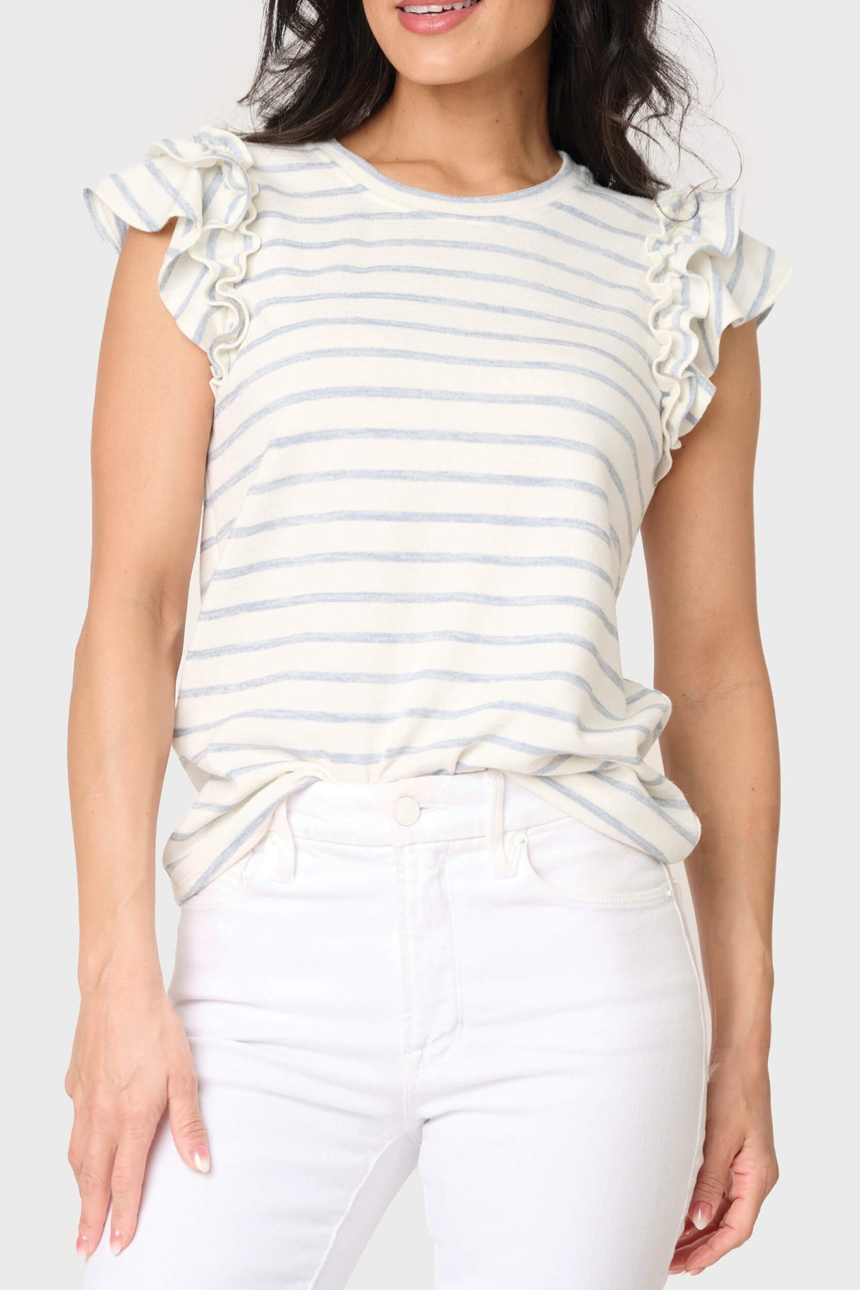 Butterfly Stripe Knit Top  From Gibsonlook