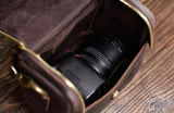 The Calista | Small Leather Camera Bag - Leather Camera Lens Case from STEEL HORSE LEATHER