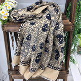 Zapps Printed Skulls Scarf from Zapps Clothing