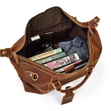 The Eira Duffle Bag | Vintage Leather Weekender from STEEL HORSE LEATHER