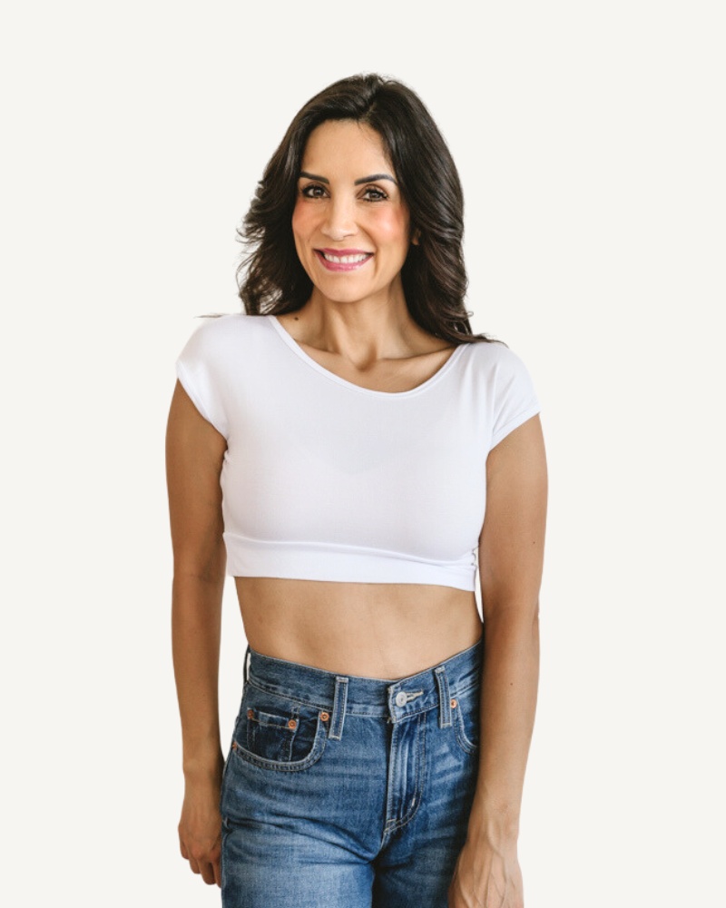 Classic Basic Cap Sleeve from HALFTEE Layering Fashions