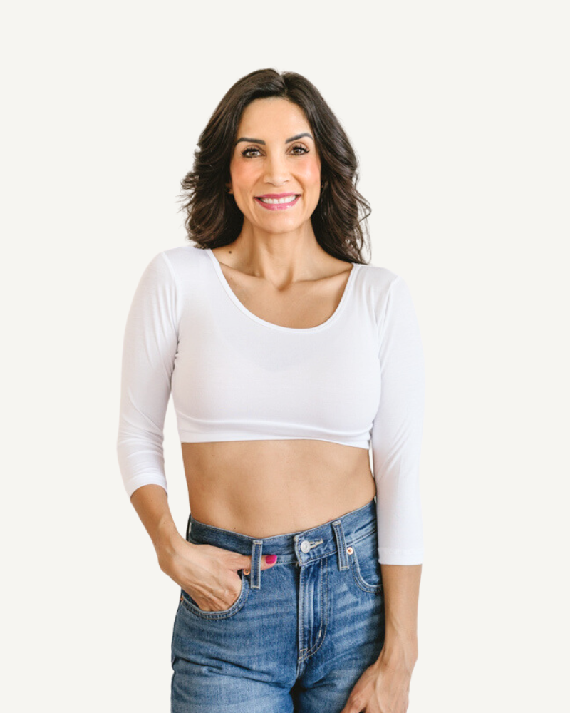 Classic 3/4 Sleeve Halftee from HALFTEE Layering Fashions