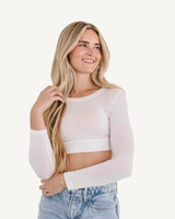 Crew Neck Long Sleeve Halftee from HALFTEE Layering Fashions