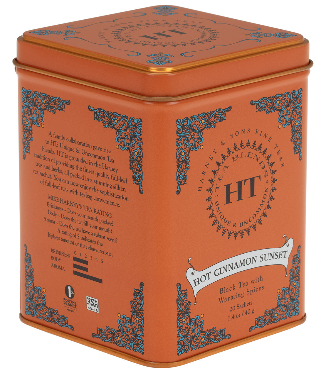 Hot Cinnamon Sunset, HT Tin of 20 Sachets from Harney & Sons Fine Teas