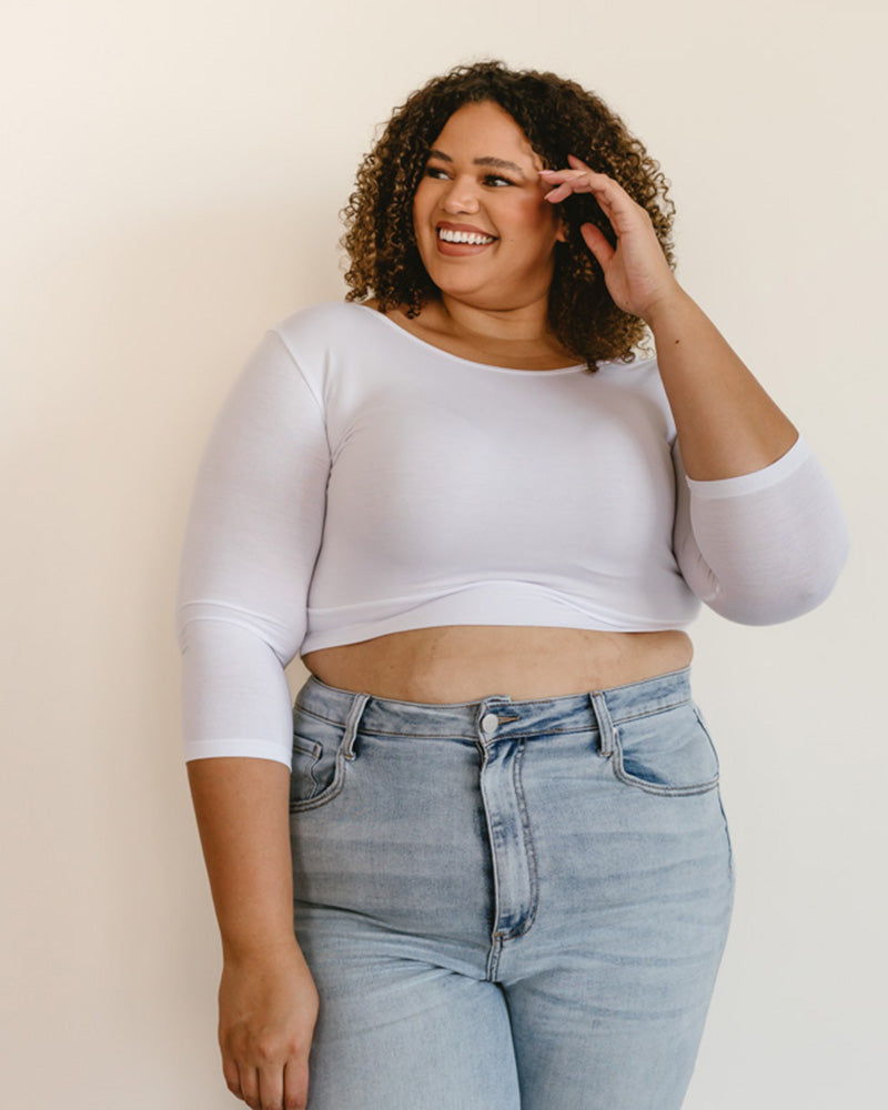 Classic 3/4 Sleeve Halftee from HALFTEE Layering Fashions