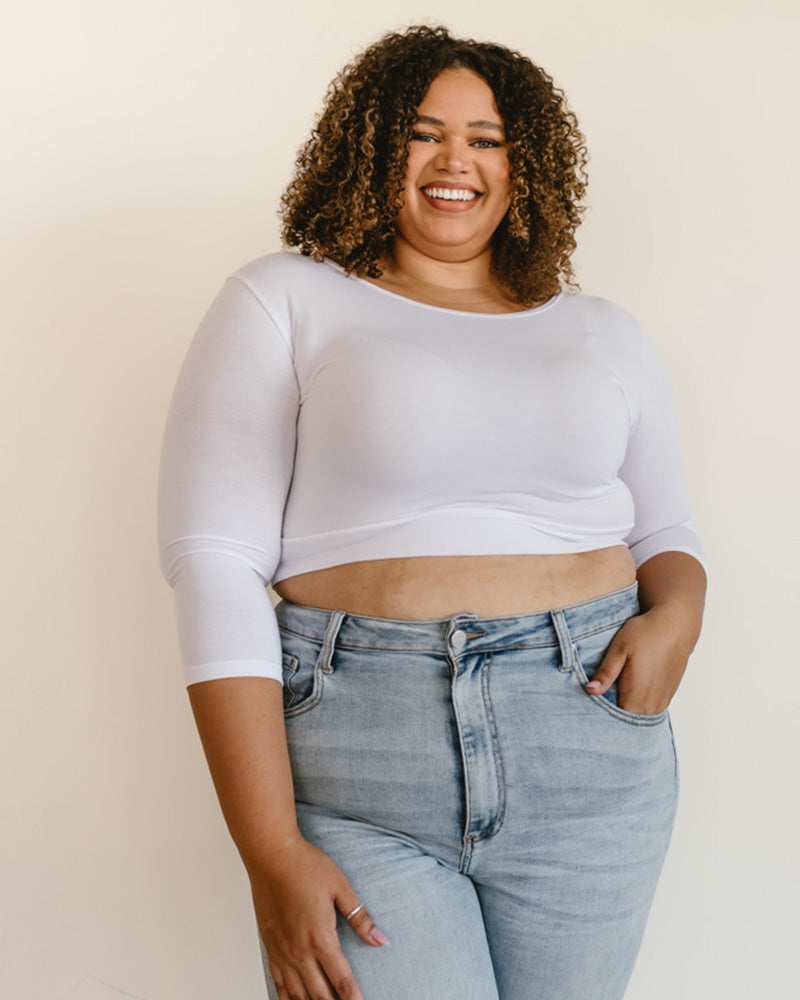Classic 3/4 Sleeve Halftee from HALFTEE Layering Fashions