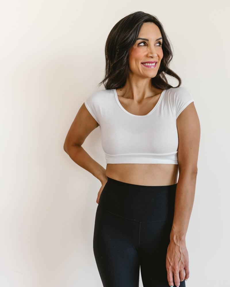 Classic Basic Cap Sleeve from HALFTEE Layering Fashions